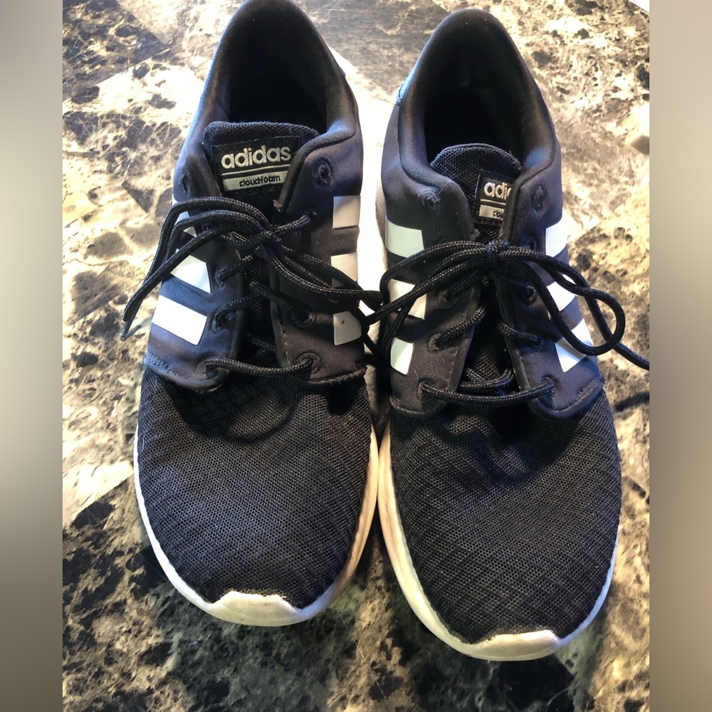 Adidas || Women’s  Black and White Running Shoes
